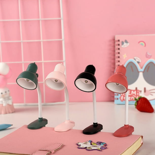 Reading Light Adjustable Clip Mini Desktop Table Lamp Battery