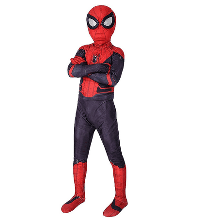 Spider-Man Far From Home Costume Lycra Fabric Body Suit - Kids Sizes