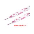 thumbnail image 2 of INSPIRE CHIC Fantasy Snow Gauze Transparent Shoelaces Tie Shoes Printing Shoelace 1 Pair Purple 120cm/47.2'', 2 of 4