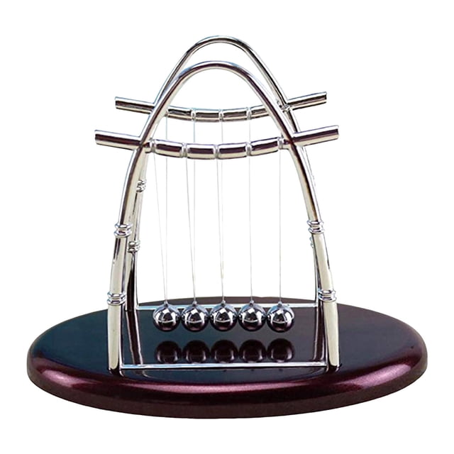 Cradle Desk Toy Scientific Gadget for Stress Relief, Decoration, and Educational Purposes
