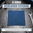 thumbnail image 4 of SupremePlus Shop Towels 100 Pack Blue, 13 x 14 Inch, Heavy Duty Cotton Cleaning Towels for Industrial, Home, Automotive, Painting, and Shop Use, 4 of 8