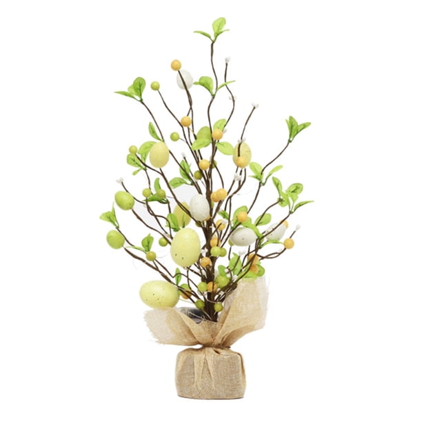 Árbol de huevos, luces LED de 45 cm Decoraciones de Pascua Luces LED Decoración de huevos de Pascua Experiencia incomparable