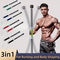 thumbnail image 6 of Blue 3-in-1 Multifunctional Cordless Battle Rope — Featuring Spring-Resisted Training, Arm Strength & Flexibility Rods, and a Flexi-Bar — Ideal for Full-Body Workouts, Fat Burning, and Body Sculpting, 6 of 6