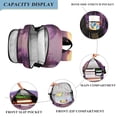 thumbnail image 3 of FORMRS Unisex School Backpack 17" Student Travel Bag with Laptop Compartment, Night Purple Road, 3 of 7