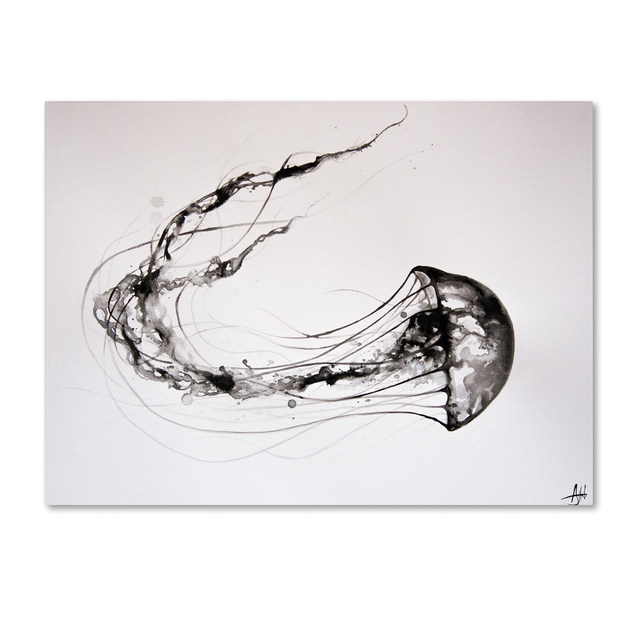 Trademark Fine Art 'That's No Moon' Canvas Art by Marc Allante
