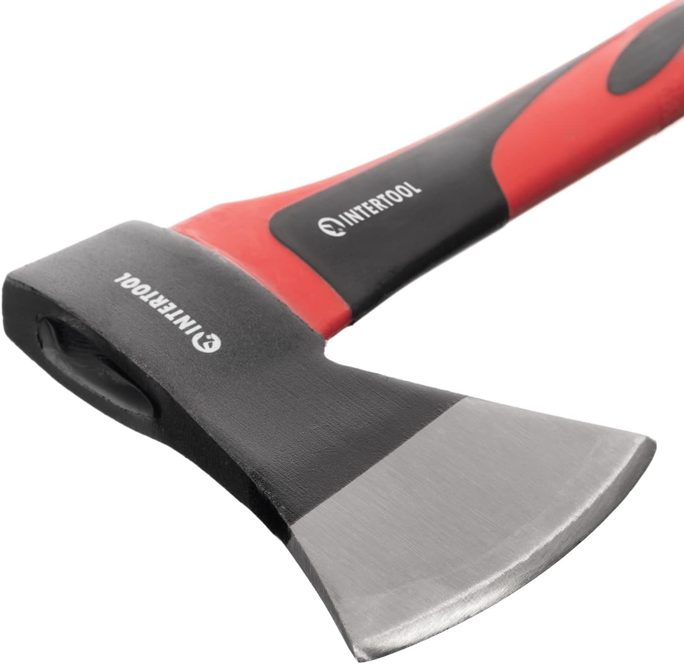 Hatchet for Chopping Wood and kindling - Small Hand Axe for Camping Firewood - 15” Survival Ax - with Shock-Absorbing Fiberglass Anti-Slip Handle HT-0261