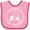 Pink and Fuchsia, variant on Inktastic Daddy's Lil Caddy Boys or Girls Baby Bib
