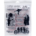 thumbnail image 1 of Tim Holtz Cling Stamps 7"X8.5"-Theories, 1 of 2