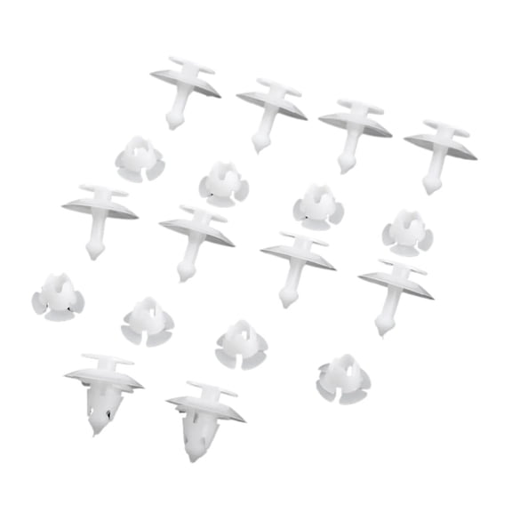 10Pc Auto Bumper Cover Wheel Arch Trim Panel Clips Fixing Plastic Fastener Front Rear For Ford For Kia Car Retainer Rivet Automobile