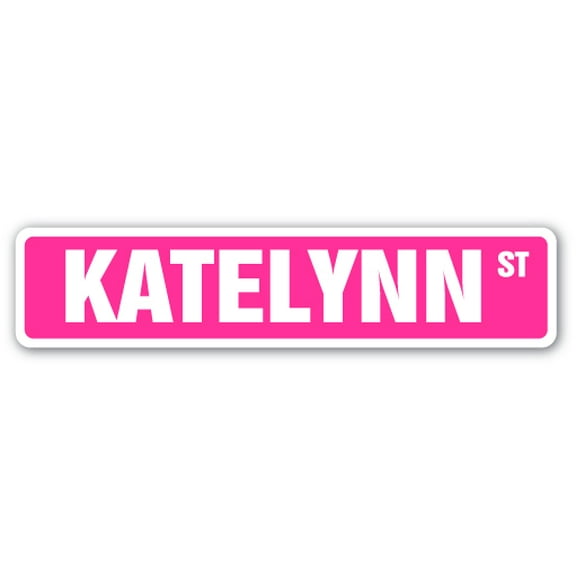 Katelynn Street [3 Pack] of Vinyl Decal Stickers |for Laptop Car