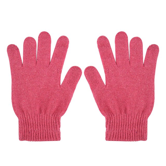 Guantes de punto para hombre de primavera y otoño, cálidos guantes de lana de hilo acrílico grande, hilo reciclado, Dew 235 finger