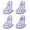 Purple-XL, variant on Dog Shoes Purple XL Paw Protectors For Hot Pavement