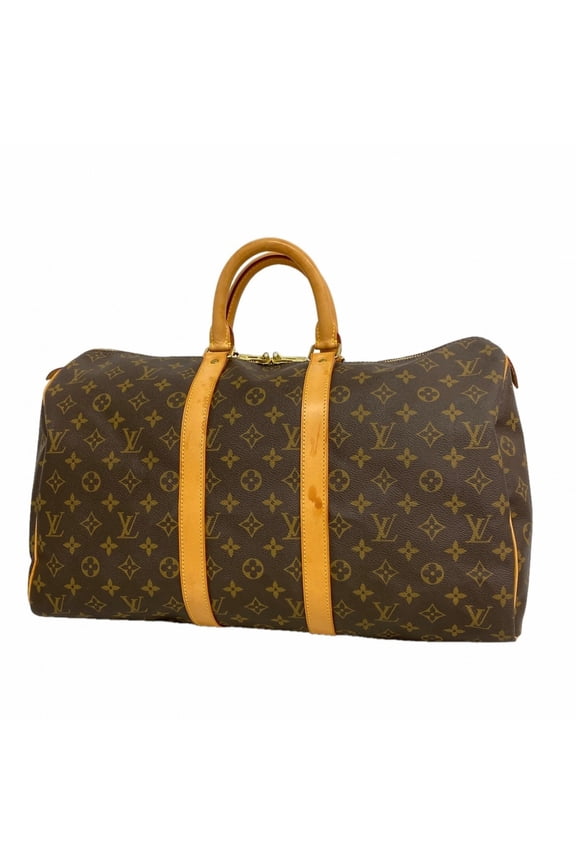 Pre-Owned Louis Vuitton Bags - Boston Monogram Keepall 45 M41428 Brown Men's & Women's
