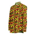 thumbnail image 4 of African Men's reversible shirt long sleeve tops shirt party clothing, 4 of 5