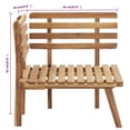 thumbnail image 2 of vidaXL 6 Piece Patio Lounge Set Solid Wood Acacia, 2 of 12