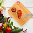 thumbnail image 5 of FungYuan Bamboo Cutting Board Set,Classic 3-Piece Cutting Boards For Kitchen,Wood Chopping Board,Butcher Block, 5 of 10