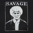 thumbnail image 4 of Bioworld Golden Girls Sophia "Savage" Adult T-Shirt | Black Unisex, 4 of 7