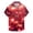 Red, variant on Hawaiian Shirt for Men Lightweight Heart Print Graphic Tee Tops Summer Beach Short Sleeve Casual T Shirt S-XXXL