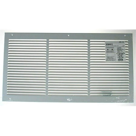 Hart Cooley American Metal 24in. X 14in. White Return Air Grille .50in. Bar Spacing 3