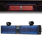 Kemimoto B0117-01801BK 26'' RGB ATV UTV Sound Bar Bluetooth Vehicle Speakers