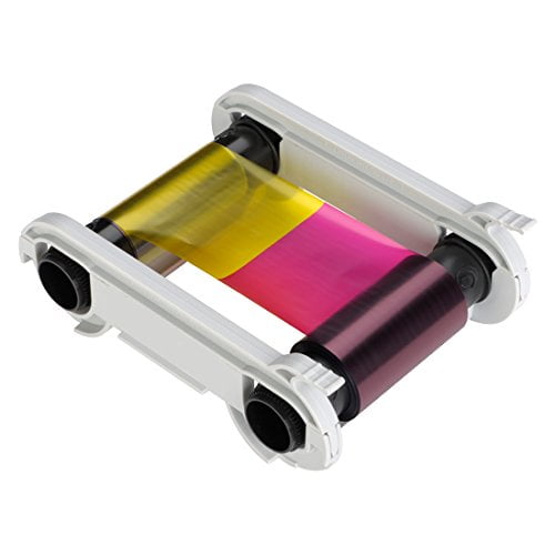 Evolis Consumables YMCKO Color Ribbon Primacy Compatible 300 Prints 1 Roll R5F008AAA 