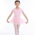 thumbnail image 6 of purcolt Girls Short Sleeve Leotards with Pull on Skirt Toddler Kids Gymnastics Dance Ballet Leotards Dance Dress Outfit 2-13 Years, 6 of 8