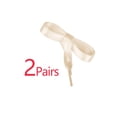 thumbnail image 3 of INSPIRE CHIC Unisex Solid Color Flat 0.4'' Wide Ribbon Shoelaces 2 Pairs 160cm/63" Pale Pink, 3 of 6