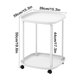 thumbnail image 3 of Estante de almacenamiento para mesa auxiliar, mesa de centro, mesita de noche, carrito de almacenamiento, estante de almacenamiento móvil para dormitorio, sala de estar, escritorio de estudio, requier, 3 of 6