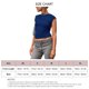 thumbnail image 5 of Camiseta ajustada sin espalda,Camiseta sin espalda y manga corta recortada sin espalda para mujer Camiseta con espalda abierta Rendimiento sólido, 5 of 5