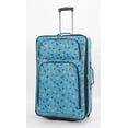 thumbnail image 3 of 25" 2-Wheel Upright Check Luggage, Hawaiian Pineapple Print, 3 of 6