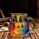 thumbnail image 2 of Nuevo estilo transfronterizo Guitar Art Mug taza de vidrio guitarra música arte taza taza taza de café, 2 of 7