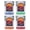 Multicolor (4-Pack), variant on Sedona Arizona Design A Souvenir 2 oz Square Shot Glass Clear