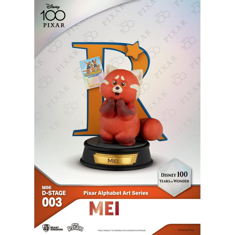 Disney 100 PIXAR ALPHABET ART 6体セット✨希少✨ Beast-Kingdom USA | Mini Diorama Stage-003-Disney 100 Years