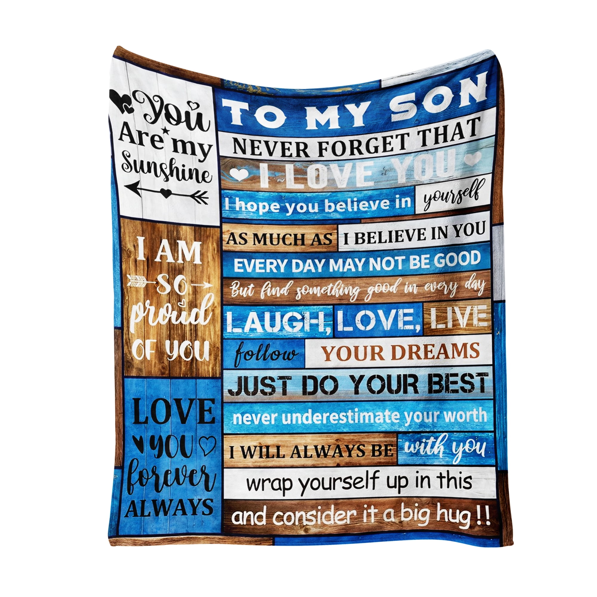 Flannel Fleece Throw Blanket For Son, Lightweight Cozy Plush Blanket for Sofa Couch,30"X40"