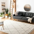 thumbnail image 2 of SAFAVIEH Casablanca Astrid Geometric Wool Area Rug, Ivory/Black, 8' x 10', 2 of 8