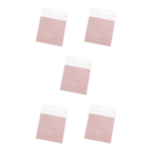 Injueey Bolsa autosellante de 100 piezas, bolsas para galletas, dulces, Kit surtido, fiesta, banquete, postre, autosellante, bolsa de regalo Type2 NO2