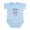 Sky Blue, variant on CafePress - Im Awesome Just Like My Daddy! Body Suit - Baby Light Bodysuit, Size Newborn - 24 Months
