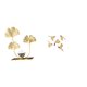 thumbnail image 1 of Figura decorativa de metal con flores y hojas, ideal para decorar paredes. Figuras de madera con forma de pájaro. Perfecta para estantes o , sala, 1 of 8
