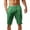 Green, variant on Men Short Pant Breathable Bermuda Shorts Solid Color Summer Vacation Casual Loose Drawstring Mens Lightweight Pants