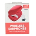 thumbnail image 6 of Wireless Bluetooth Earbuds, Glossy Red with Charging Case and 20 Hours Playtime, 6 of 6