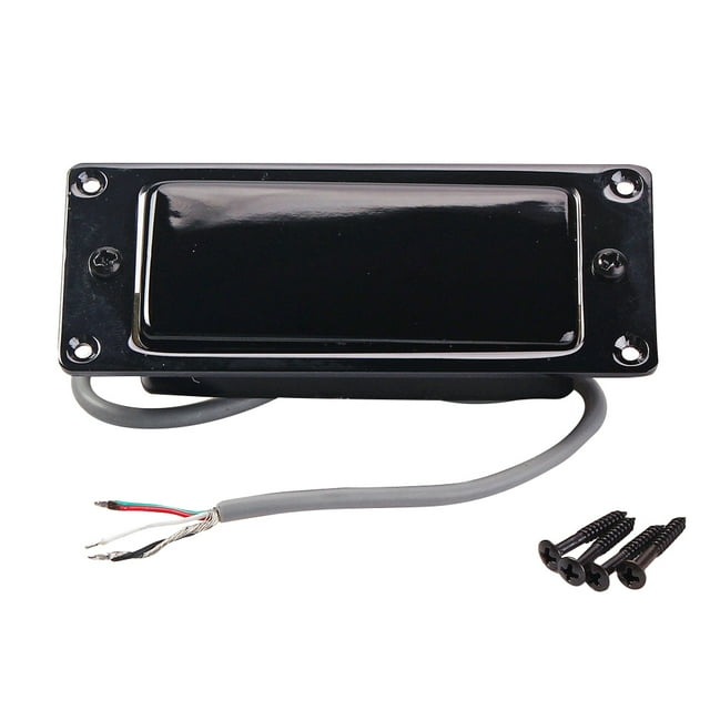 Miangastore GML02 Mini Guitare Humbucker Pickup Scellé pour Guitare LP Basse Instrument de Musique (Noir)