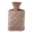 thumbnail image 1 of Botella de agua caliente elegante con bolsa de agua de PVC con cubierta de bolsillo para la mano, material superior inodoro, 1 of 5