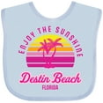 thumbnail image 3 of Inktastic Summer Enjoy the Sunshine Destin Beach Florida in Pink Boys or Girls Baby Bib, 3 of 4