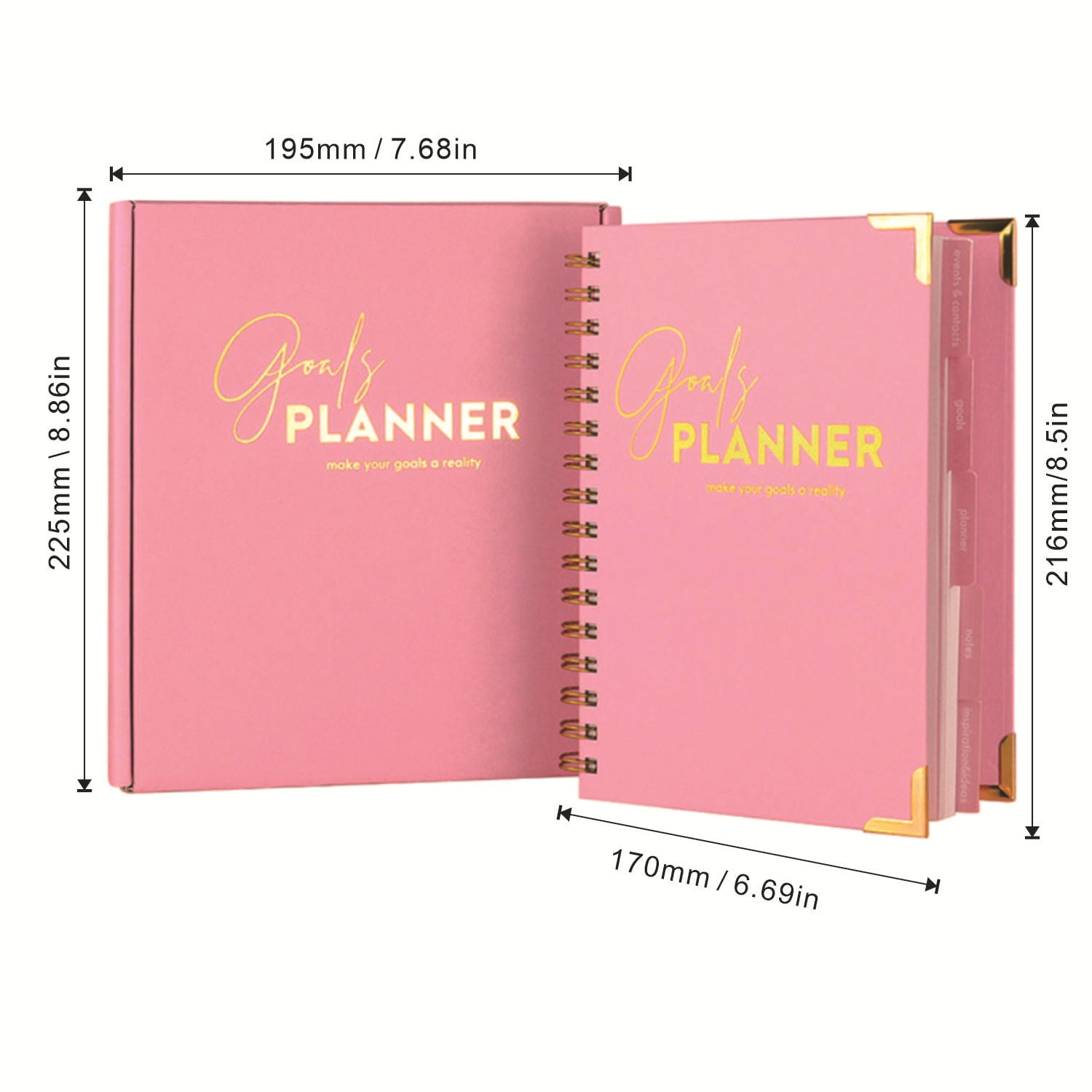 2026 Daily Planner Notebook with Gift Box, Multi-Layout Organizer Journal, Monthly & Daily Planning Notebook with Notes, Stickers & Creative Pages, Ideal Gift for Friends