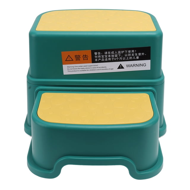Toddler Step Stool, Children's Footstool Smoother Edges For Toilets Green,Pink