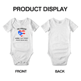 thumbnail image 3 of I'm Proof Mommy Can't Resist Puerto Rican Guys Baby Rompers Baby Bodysuit (White, 18-24 Months), 3 of 5