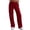 Wine #283, variant on Women's Wide Leg Sweatpants Drawstring Elastic Waist Loose Fit Solid Color Casual Straight Leg Lounge Pants with Pockets