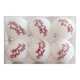 thumbnail image 1 of ¡Liquidación Tainini! Paquete de 6 bolas navideñas de 6 cm para árbol de Navidad, decoradas con purpurina, de plástico, grandes, blancas., 1 of 4