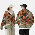 thumbnail image 4 of Fotbe Gigantic Skull In Clouds Chaqueta con Protección Solar UPF 50+ para Hombre y Mujer, Camisa con Capucha y Bolsillos-Small, 4 of 7