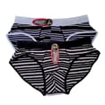 thumbnail image 2 of Paquete de Trusa para caballero Forte Underwear Modelo César, Bikini, Colores surtidos obscuros, 2 of 2